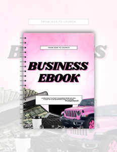 FROM IDEA TO LAUNCH BUSINESS EBOOK