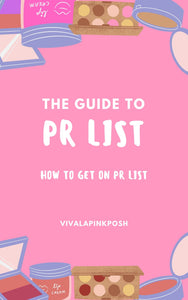 THE GUIDE TO PR LIST