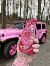 Load image into Gallery viewer, PINK CHARM PHONE CASE
