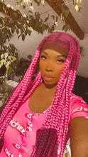 Load image into Gallery viewer, PINK BOX BRAIDED WIG
