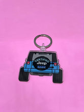 Load image into Gallery viewer, BLUE JEEP KEYCHAIN
