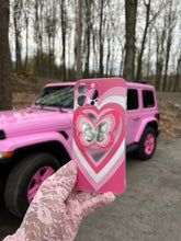 Load image into Gallery viewer, PINK BUTTERFLY PHONE CASE
