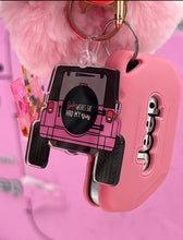 Load image into Gallery viewer, PINK JEEP KEYCHAIN
